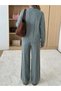 Hair Braided Sweater Pants Knitwear Set - 3
