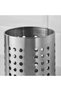 Stainless Steel Cutlery Holder—Ordning - Countertop Spoon Rest—Perforated Kitchen Organizer - 8