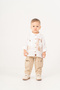 Baby Boy & Child Long Sleeve Stylish Shirt and Pants Set - 7