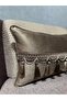 Soft Imported Velvet Brown Pendant with Tassels 50X30 Rectangular - 6