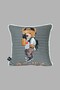 Cushion Cover 45X45 cm Teddy Bear Patterned – Babyface Fabric with White Piping and Hidden Zipper - 6