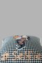 Cushion Cover 45X45 cm Teddy Bear Patterned – Babyface Fabric with White Piping and Hidden Zipper - 2