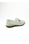 4059 White Leather Suede Women's Ballerinas - 4