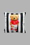 Cushion Cover 45X45 cm Teddy Bear Patterned – Babyface Fabric with White Piping and Hidden Zipper - 6