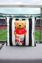 Cushion Cover 45X45 cm Teddy Bear Patterned – Babyface Fabric with White Piping and Hidden Zipper