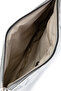 Star Stitched Clutch Star Women's Bag Silver Patent Leather - 4