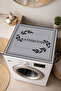 Stain-Resistant Non-Slip Washable Bathroom Washing Machine Dryer Cover & Mat 60X60Cm