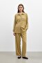 Women's Pleated Detailed Fit Suit Olive 14423 - 2