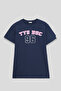 Girl Navy Blue Dress - 5