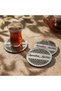 Set of 6 Ramadan Kerim Acrylic Coasters - Modern Islamic Table Decoration