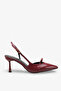 Venezia Women's Heeled Shoes - Burgundy Patent Leather