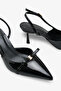 Venezia Women's Heeled Shoes - Black Patent Leather - 3