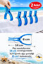 Beach Sunbed Clip Anti-Wind 14cm XXL Towel Holder Clip Strong Plastic Sunbed Clip 2Pcs - 7