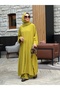 Fringed Mira Oversize Double Set-Oil Green