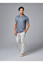 The Anchorage Grey Cotton Zip Polo Comfort Fit - 4