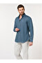 The Breakwater Teal Linen Shirt Comfort Fit - 3