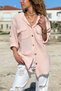 Powder Hooded Buttoned Pocketed Tacky Stitched Cotton Loose Woven Shirt 70 50 - 4