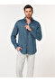 The Breakwater Teal Linen Shirt Comfort Fit - 5