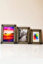 إطار صور منسوج مقاس 15×21 سم - 3 خيارات لأنماط مختلفة - إطار زخرفي مقاس 19.5×25 سم - 7