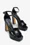 Liette Women's Heeled Evening Dress Shoes - Black - 2