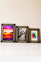إطار صور منسوج مقاس 13 × 18 سم - 4 خيارات لأنماط مختلفة - إطار ديكور فاخر مقاس 17 × 22 - 2