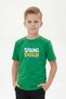 3-Piece Round Neck Basic 3-Piece Boys' T-Shirt with Print Detail - 4