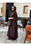 Fringed Mira Oversize Double Set - Bitter Brown - 4