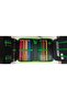 577512 Pencil Case 4 Compartments 49 Pieces Green Butterfly - 4