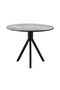 Round Dining Table, Marble Gray, Ritmo, 80*70cm