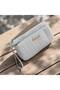 Blue Extra Soft Textured Portfolio Handbag with Wrist Strap - Special Design Clutch 20X11 cm - 3