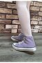 Half Ankle Denim Linen Lace-Up Casual Comfortable Flexible Flat Transparent Sole Cloth Shoes Sneaker - 5