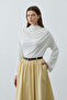 Gathered Detailed Maxi Skirt Yellow - 2
