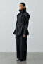 Short Trench Coat Black - 2