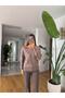 Kayık Yaka Basic Knitwear - Mink - 2