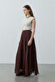 Checkered Skirt Brown - 3