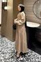 Biritli Hijab Dress Beige - 2