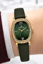 Leather Cord Steel Case Women Wrist Watch+Bracelet Gift Green Sddk112 - 4