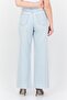 Women Regular Fit Ripped Non Stretchable Denim Jeans, Wash Blue - 3