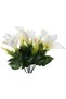 Buchet de 16 cale artificiale albe, 54 cm - 3