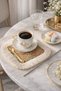 Luxury Vintage Elegance Fringed Presentation Napkin - Elegant Spring Bohemian Beige Gold Color Coaster Handkerchief - 3