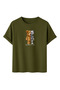 Unisex Wide Color Range Robotic Teddy Bear Printed 100% Cotton T-Shirt