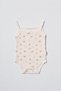Baby 2-Piece Strap Bodysuit 100% Organic Cotton - Baby and Newborn Series - Csym31123 - 7