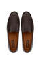 Men's Genuine Leather Brown Loafer Shoes - 5