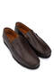 Men's Genuine Leather Brown Loafer Shoes - 2