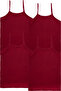 4-Piece Rope Strap L Stretch Fabric Bamboo Women's Tank Top - 2