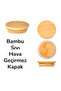 |   Small |   6-Piece Vacuum Glass Jars with Bamboo Lids - Spice Set 500 ml with Label and Spoon as a Gift - 4
