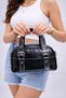 Women's New Model Belt Detailed Medium Size Hand and Shoulder Bag Boy 15 En 24 cm - 2