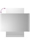 LED bathroom mirror, 50x80 cm - 4