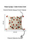 Papatya Bohem Punch Embroidered Kirlent Cover 42X42 cm - 2