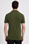 Men's Slim Fit 100% Cotton Short Sleeve Polo Collar Khaki T-Shirt - 6